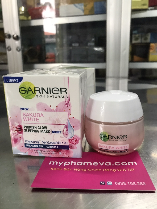 Kem Dưỡng Trắng Giữ Ẩm Garnier Sakura White SPF30 Thái Lan Chăm Sóc Mặt-1